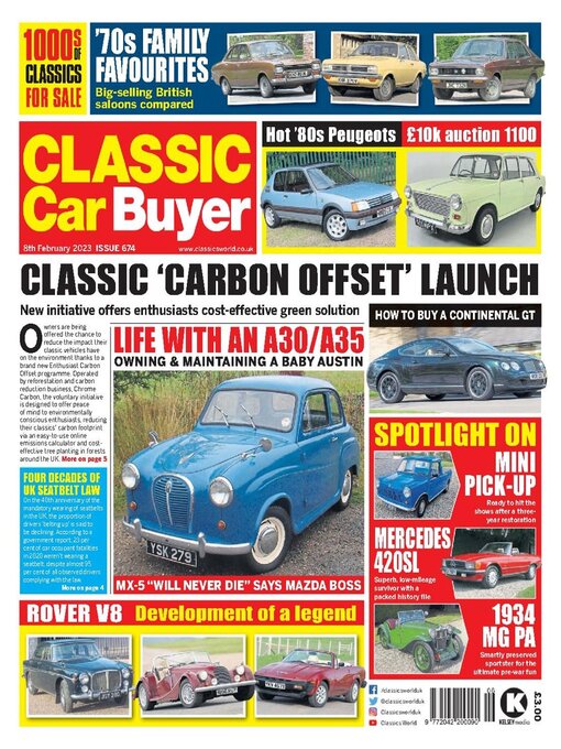 Kelsey Publishing Ltd作のClassic Car Buyerの作品詳細 - 貸出可能